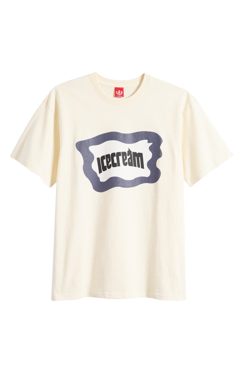 ICECREAM Flag Graphic T-Shirt, Alternate, color, Antique White