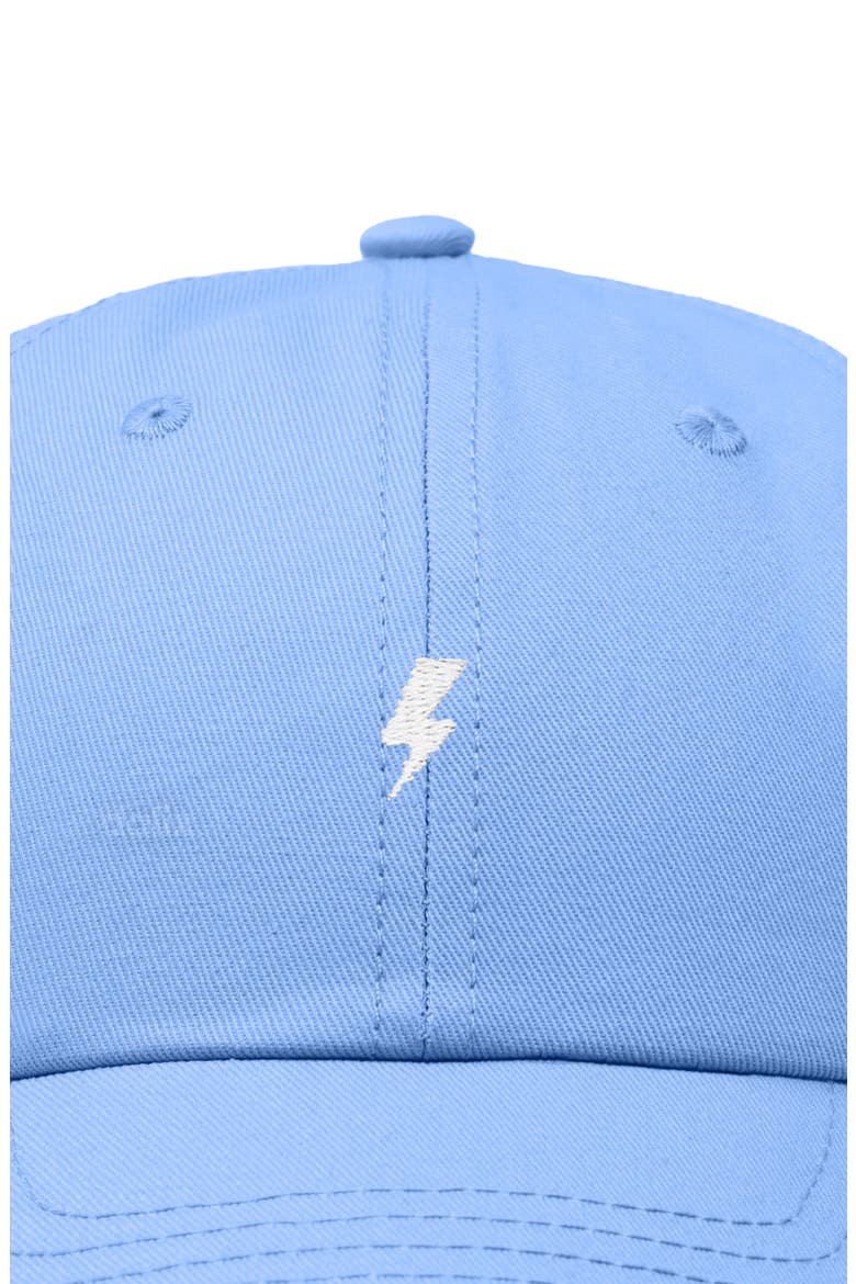 Lil Bolt Dad Cap, Alternate, color, Light Blue