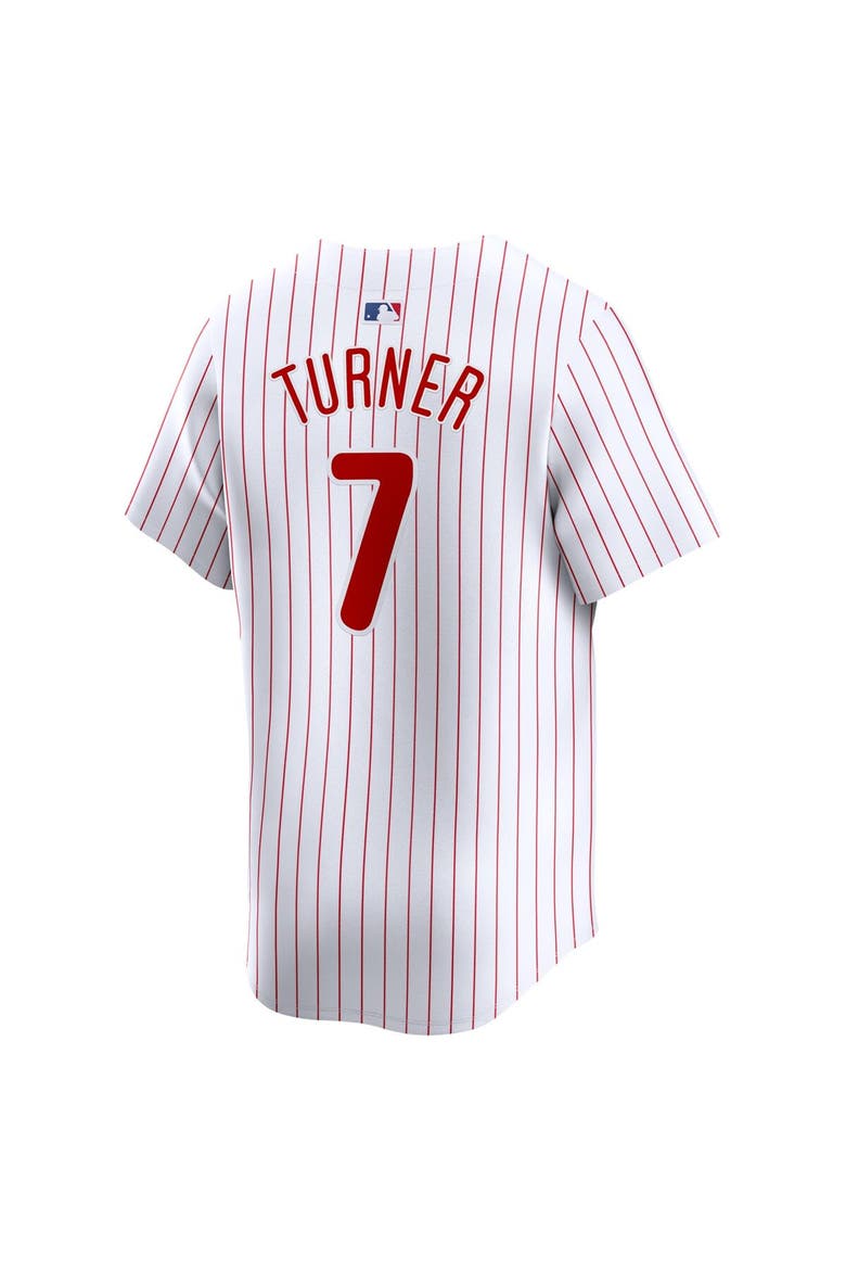 Men's Nike Trea Turner White Philadelphia Phillies Home Limited Player Jersey, Alternate, color, White