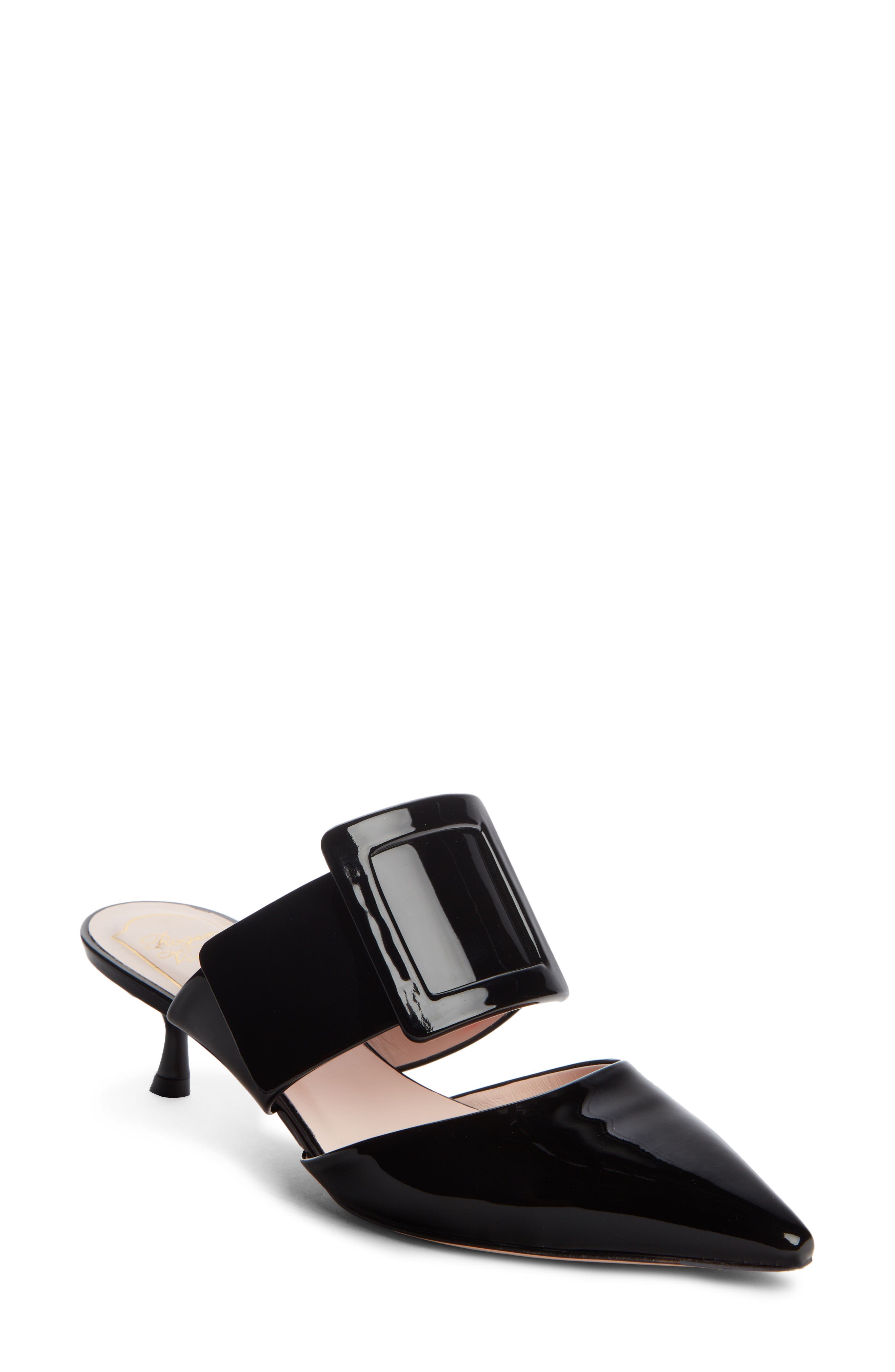 Roger Vivier Viv in the City Pointed Toe Mule, Main, color, 