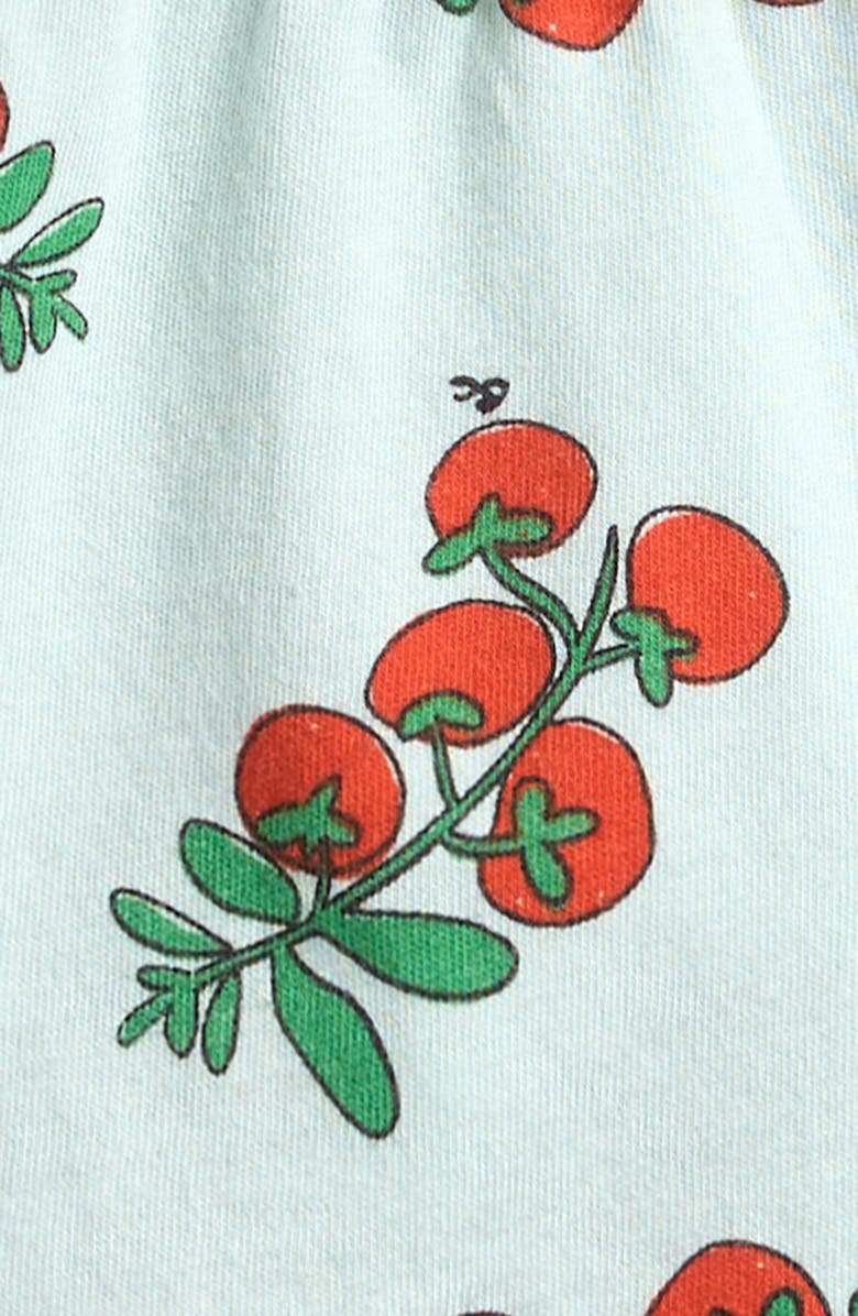 Bobo Choses Juicy Tomatoes Organic Cotton Shorts, Alternate, color, Light Blue