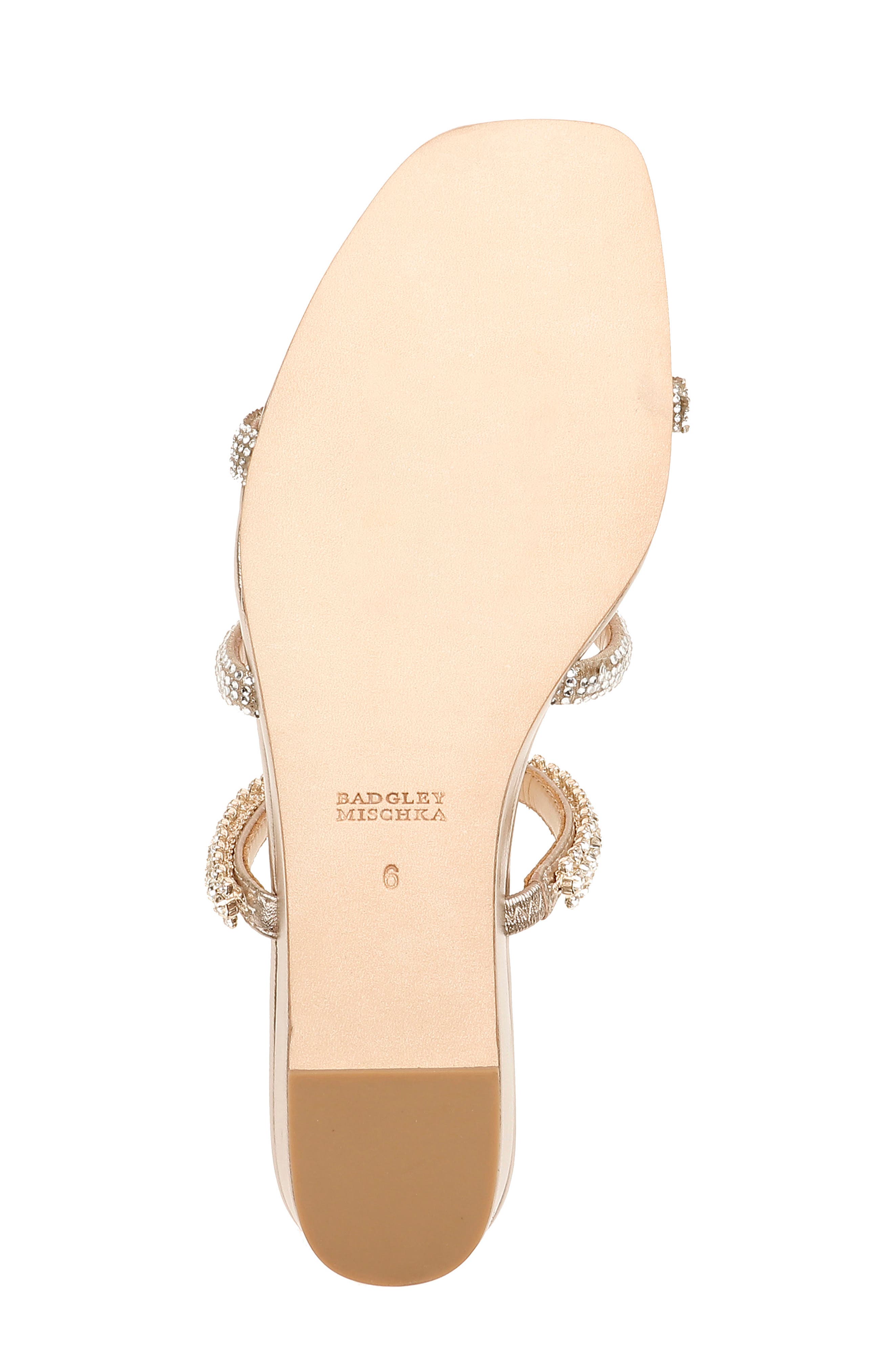 Zofia Strappy Wedge Slide Sandal, Alternate, color, CHAMPAGNE NAPPA LEATHER