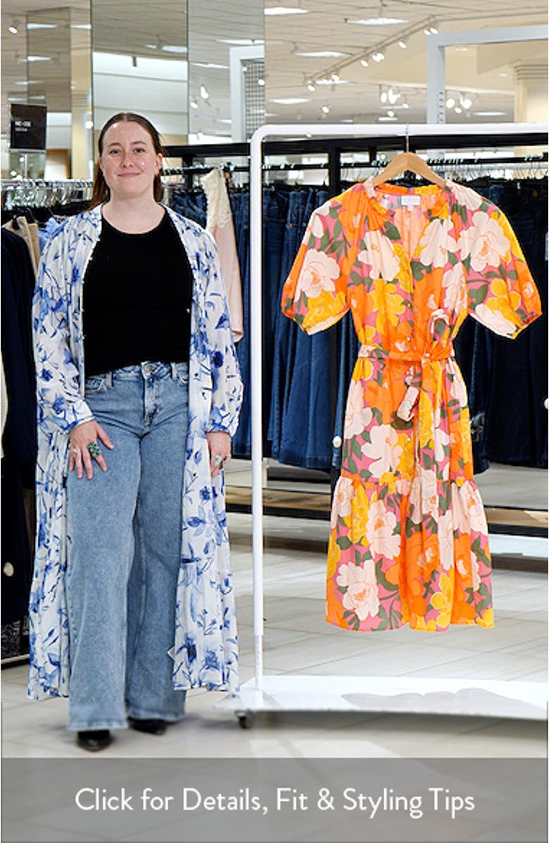 Milley Floral Wynette Tiered Midi Dress, sales video thumbnail