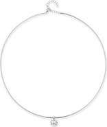 GLAZE JEWELRY Lab-Created Moissanite Pendant Wire Necklace