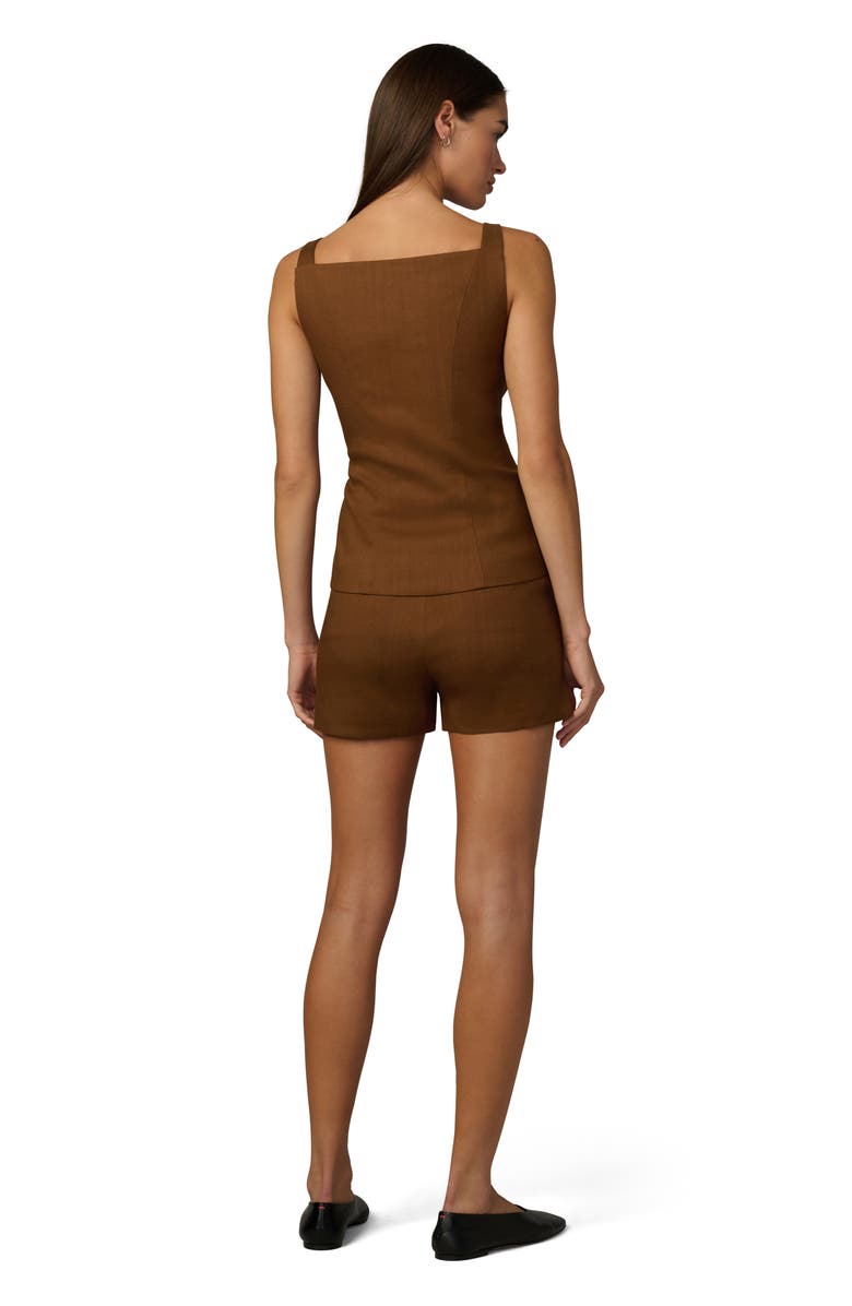 Joe's The Frankie High Waist Tailored Shorts, Alternate, color, Chocolate