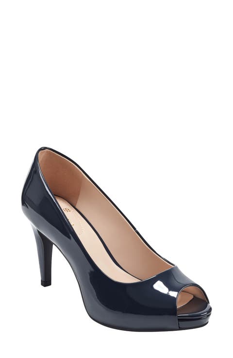 Rainaa Peep Toe Pump (Women)