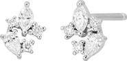 Bony Levy Getty Floral Diamond Stud Earrings (Nordstrom Exclusive)