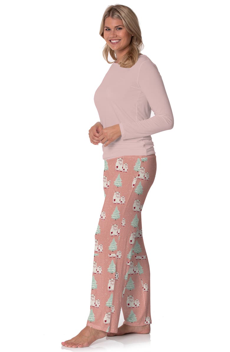 KicKee Pants Goosey Pajamas, Alternate, color, 