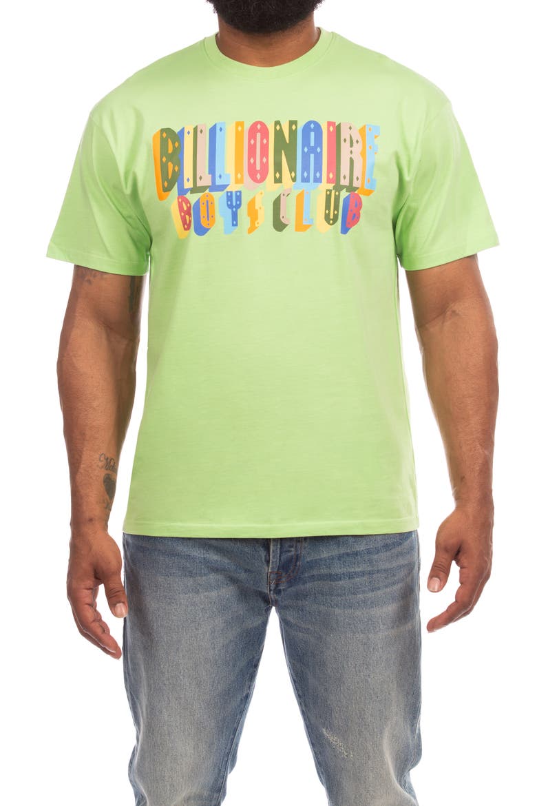 Prism Graphic T-Shirt, Main, color, JADE LIME