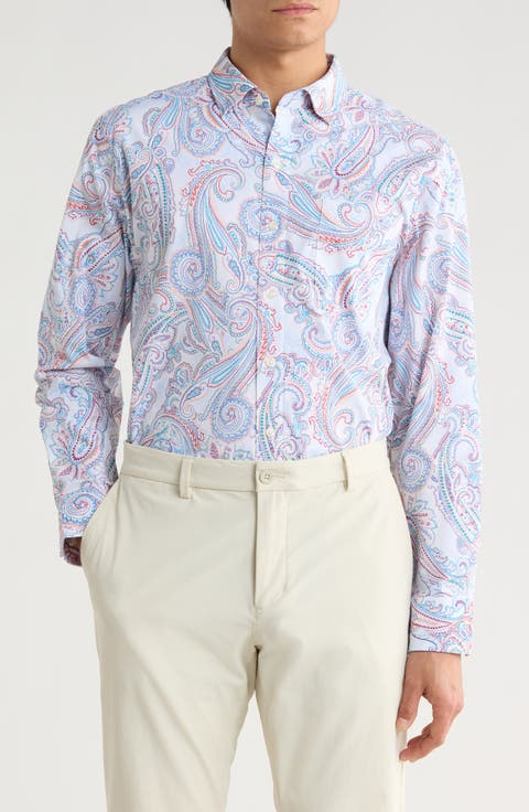 Siesta Key Paisley Tides Dress Shirt