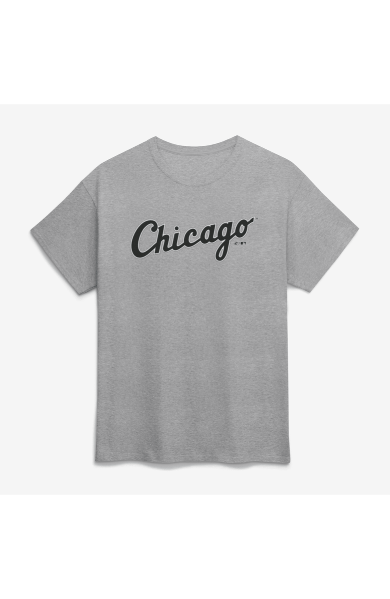Logo Athletic Men's Logo Athletic Heather Gray Chicago White Sox Wordmark T-Shirt, Main, color, Heather Gray