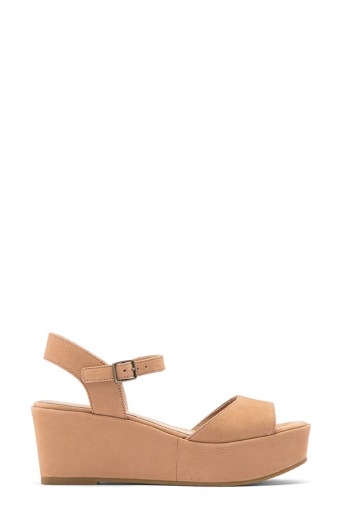 Eileen Fisher Mime Platform Sandal In Latte