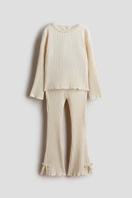 H&M 2-piece Ribbed Cotton Set