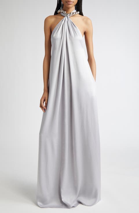 Sphere Satin Gown