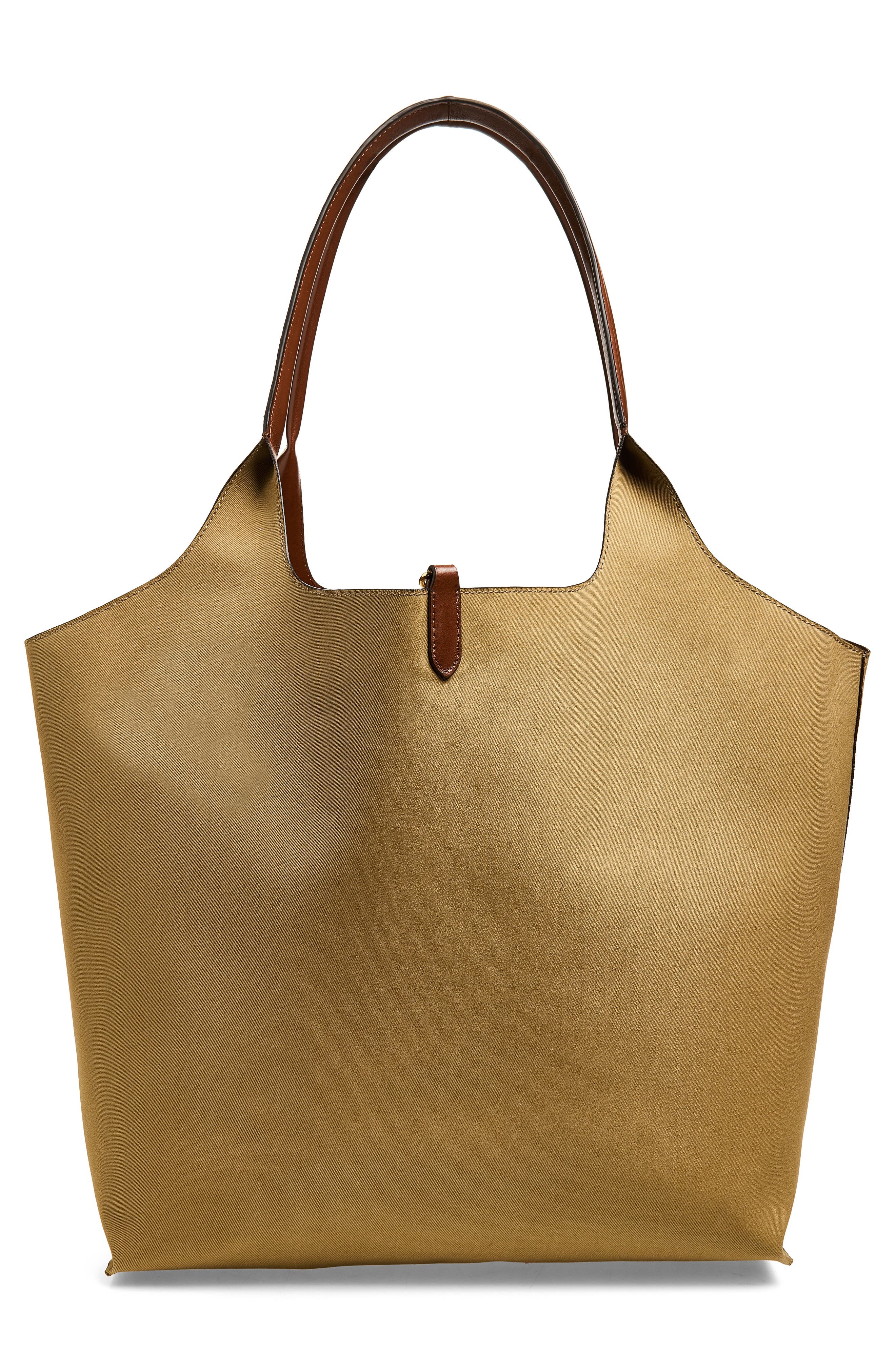 Logo Reversible Tote with Pouch, Alternate, color, TRUFFLE