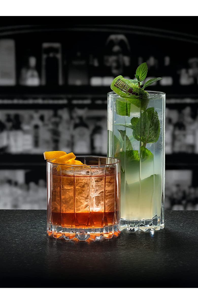 Riedel 8 Piece Bar Glassware Set, 4 Rocks and 4 Highball, Alternate, color, Clear