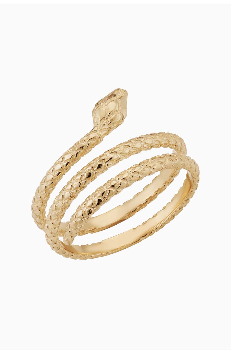 Oradina 14K Gold Snake Charmer Ring, Main, color, Yellow Gold