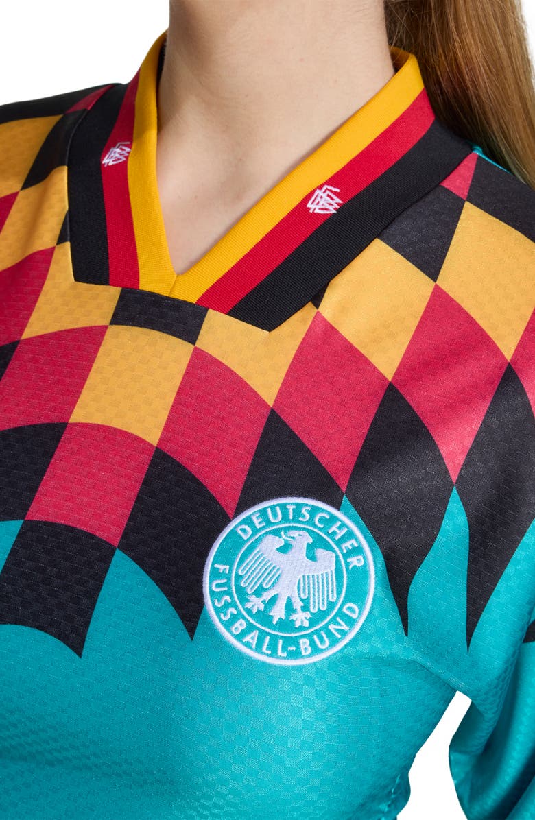 adidas Originals Germany Reconstructed Bringback Jersey, Alternate, color, Power Green