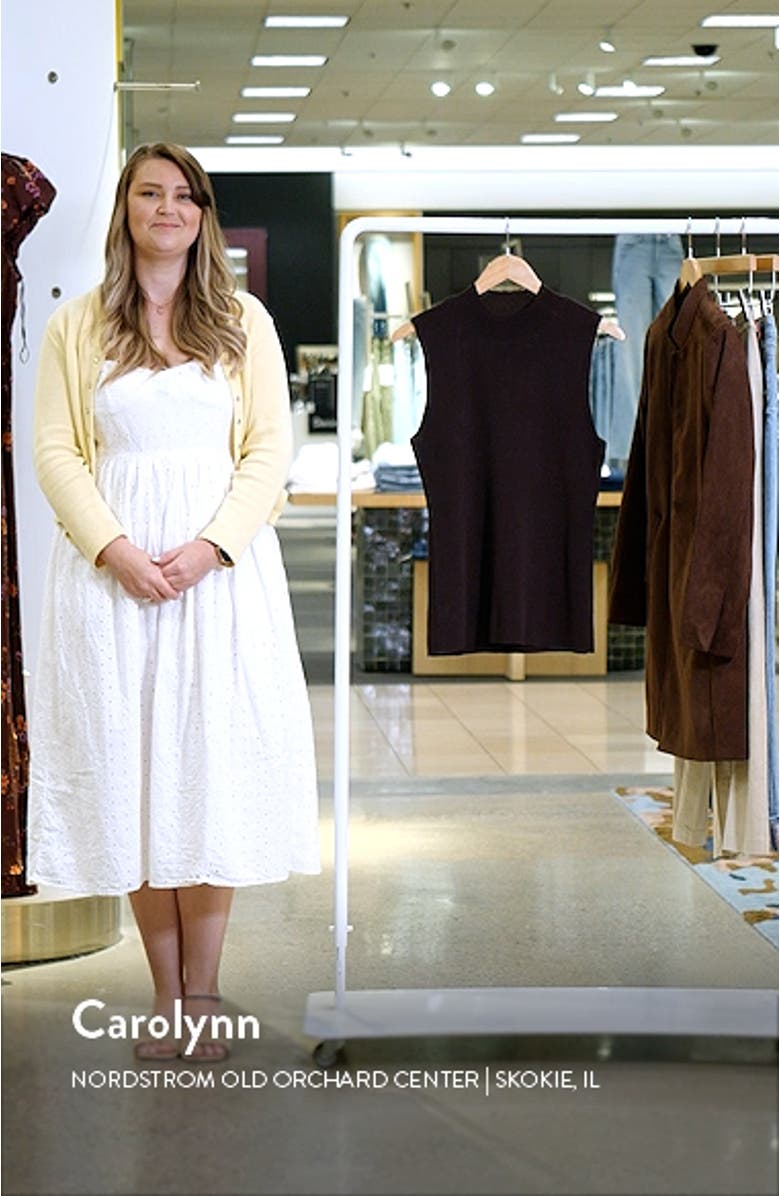 Sleeveless Mock Neck Top, sales video thumbnail