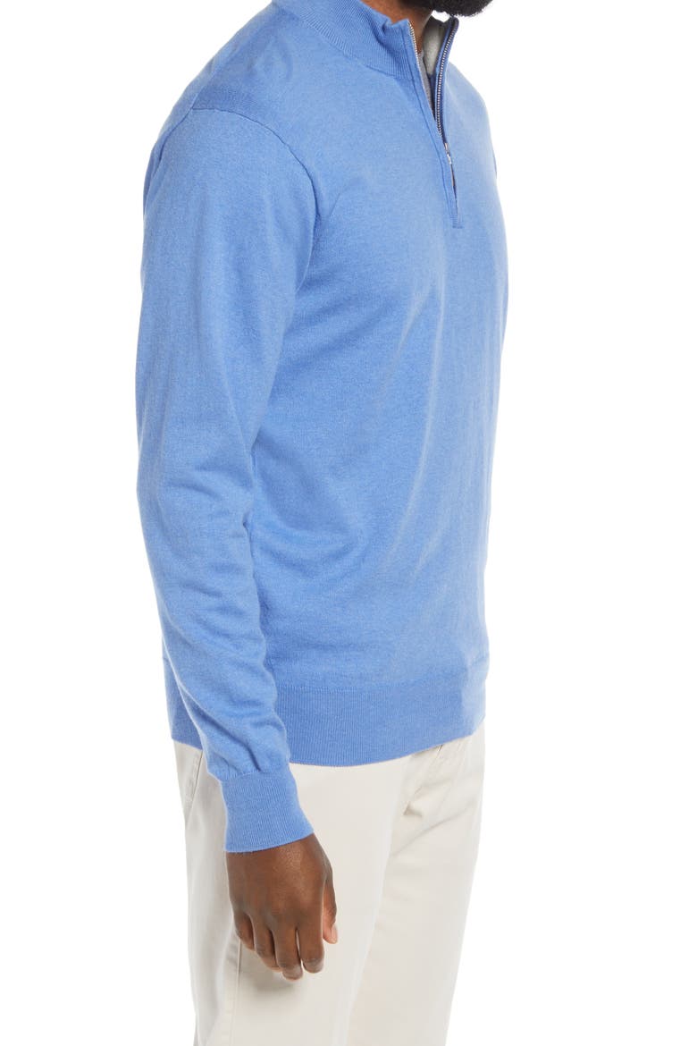 Crown Quarter Zip Pullover, Alternate, color, BLUE SEA