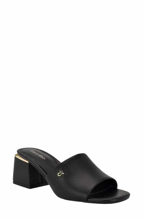 Calvin Klein Rowena Block Heel Sandal