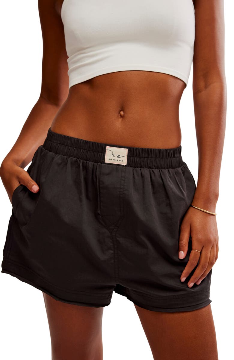 Free People Day to Day Boxer Shorts, Main, color, 