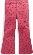 Mini Boden Kids' Floral Kick Flare Jeans