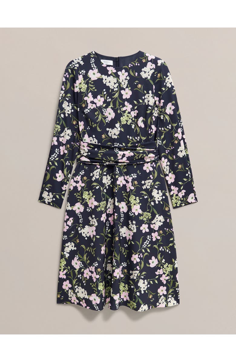 HOBBS LONDON Sabine Floral Dress, Alternate, color, Midnight Multi