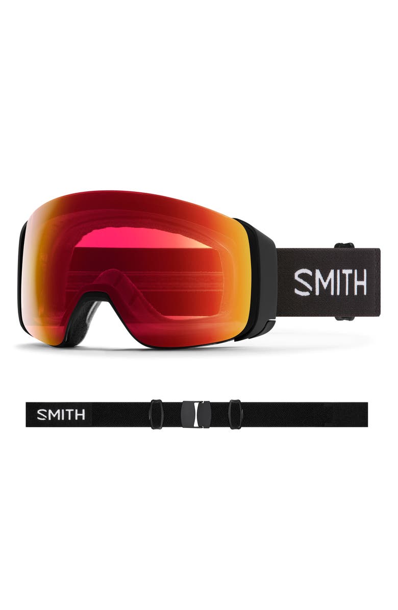Smith 4D MAG<sup>™</sup> ChromaPop<sup>™</sup> Snow Goggles, Main, color, Black/ Photochromic Red Mirror