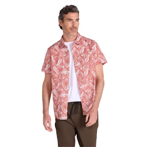 Tropical Leaves Short-Sleeved Shirt