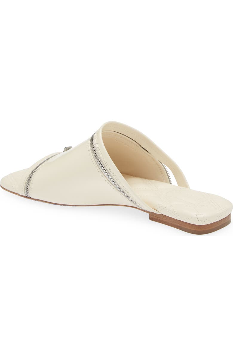 Burberry Zip Detail Slide Sandal, Alternate, color,