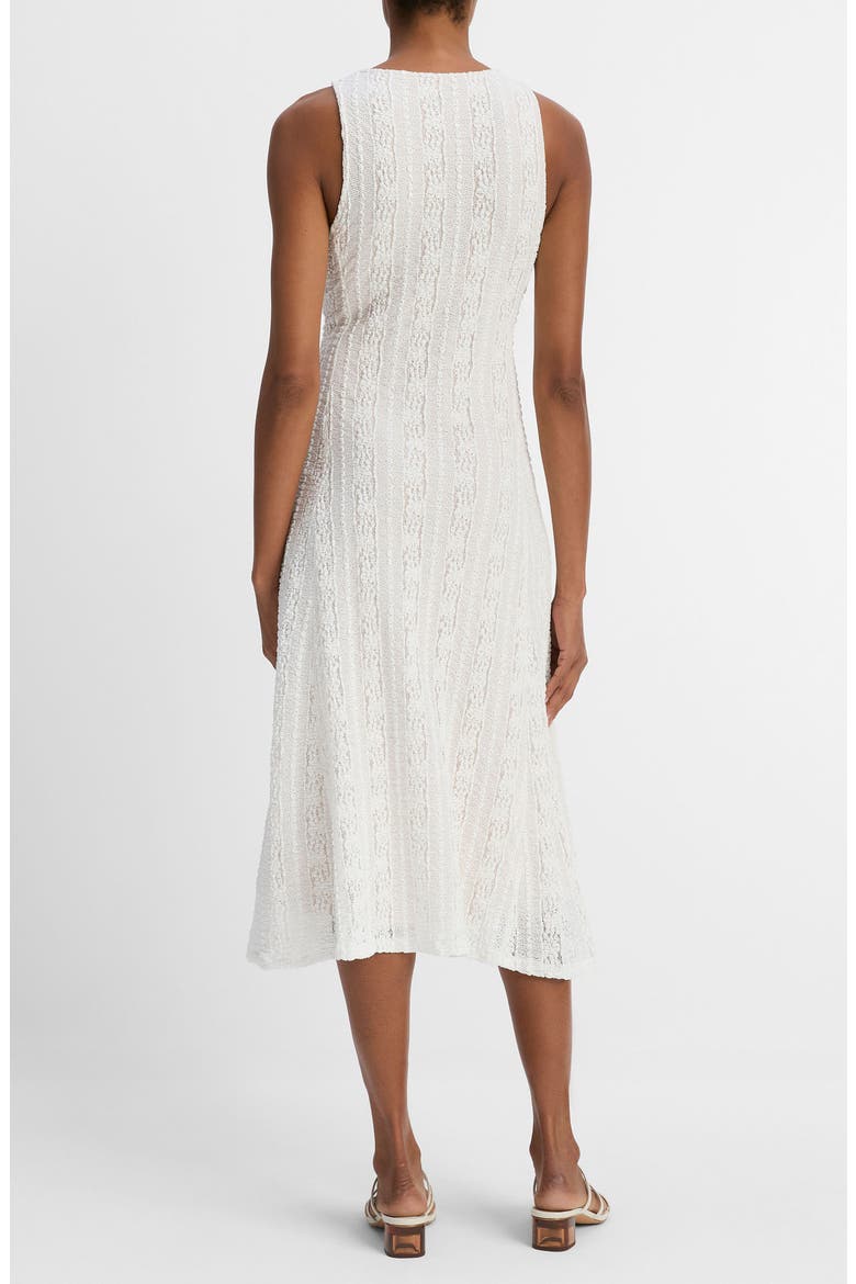 Sleeveless Midi Dress, Alternate, color, OFF WHITE