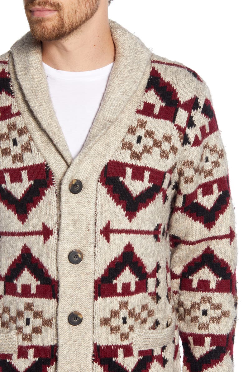 Schott NYC Southwestern Motif Sweater, Alternate, color, 