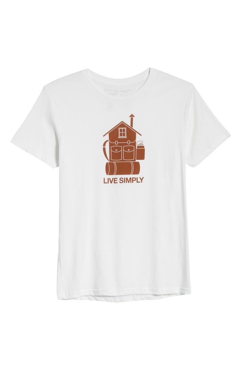 Patagonia Live Simply Home Organic Cotton Graphic Tee, Alternate, color,