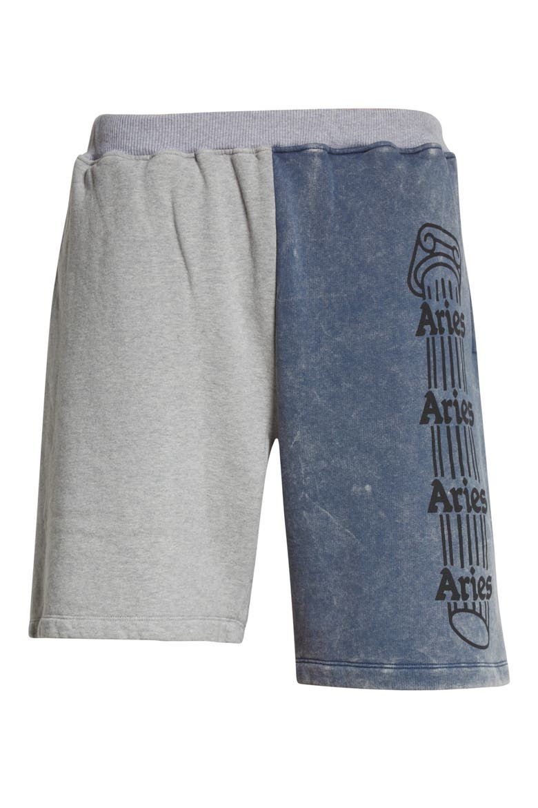 OD Coloblock Fleece Shorts, Alternate, color, NAVY/ GREY