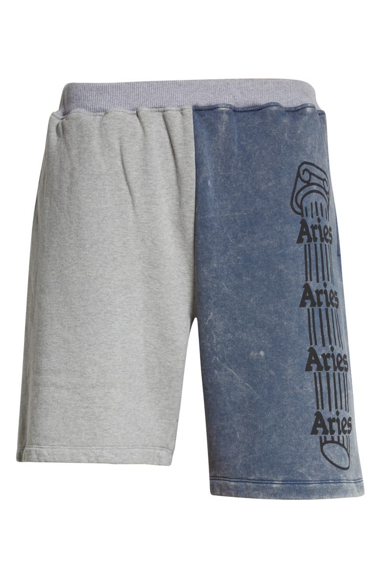 Aries OD Coloblock Fleece Shorts, Alternate, color, 