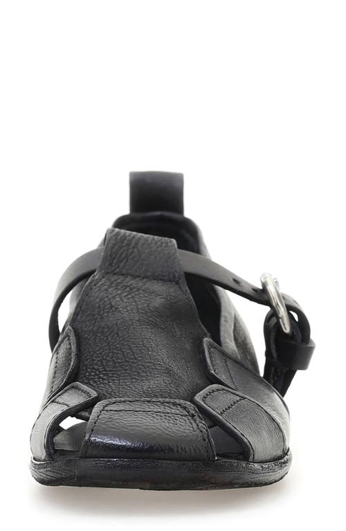 As98 A.s.98 Zoie Cutout Flat In Black