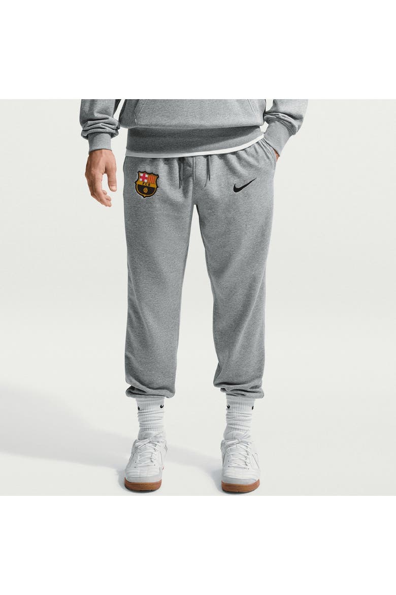 Men's Nike Gray Barcelona Club Joggers, Main, color, Gray