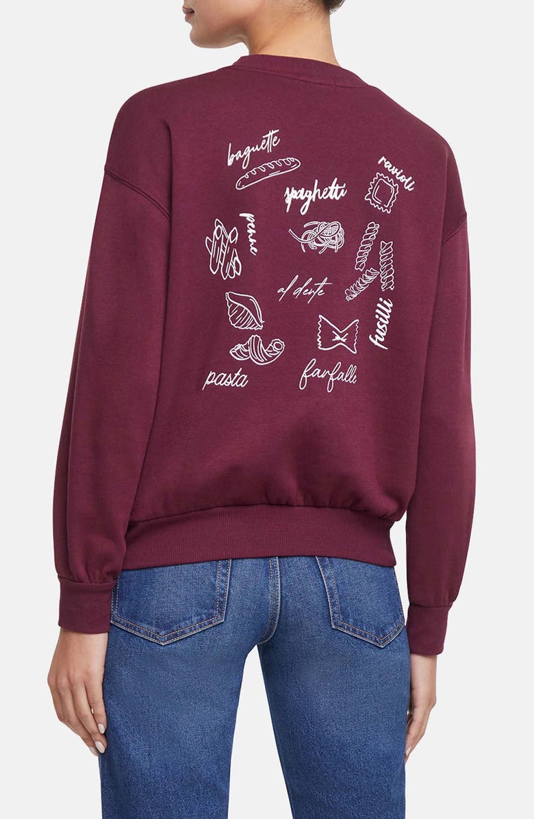 Wildfox Carbs Charlie Sweatshirt, Alternate, color, Fig