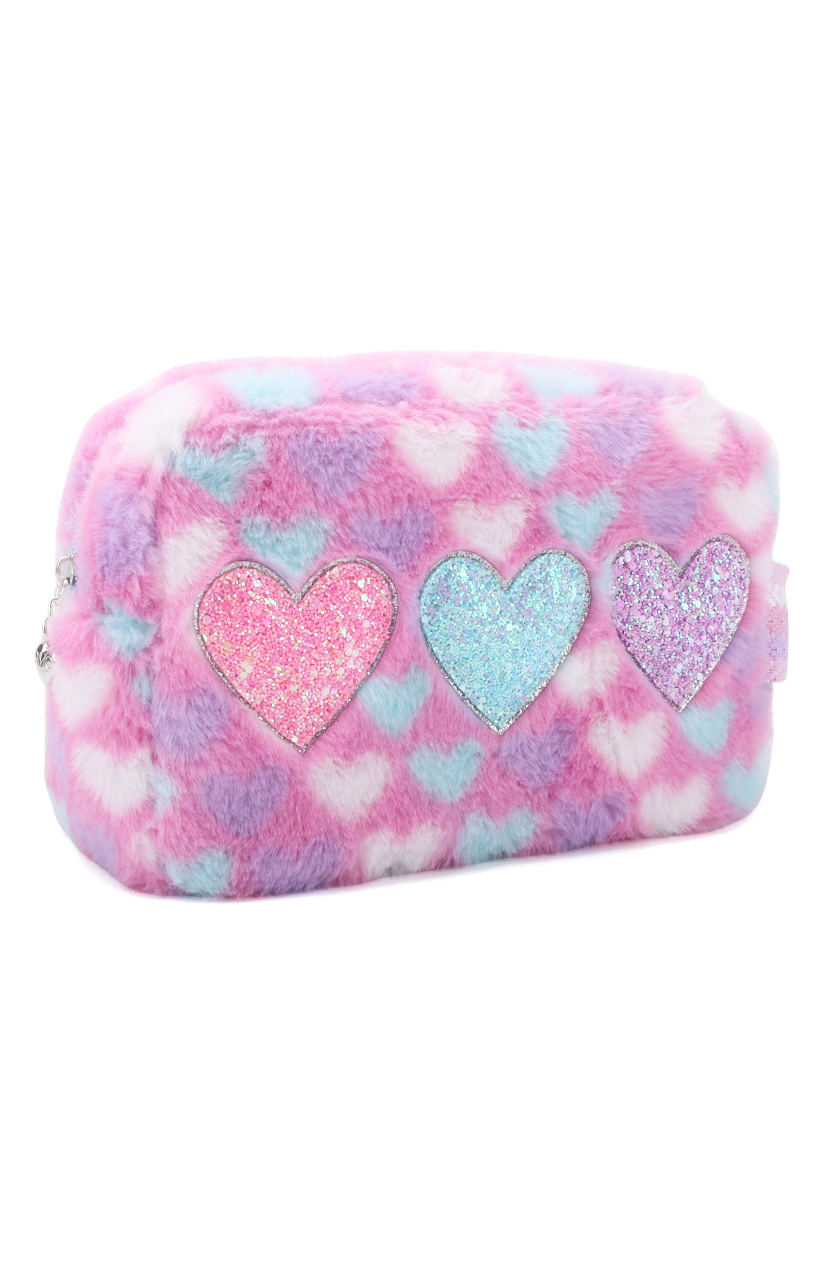 OMG Accessories Kids' Plush Heart Pouch, Alternate, color, 