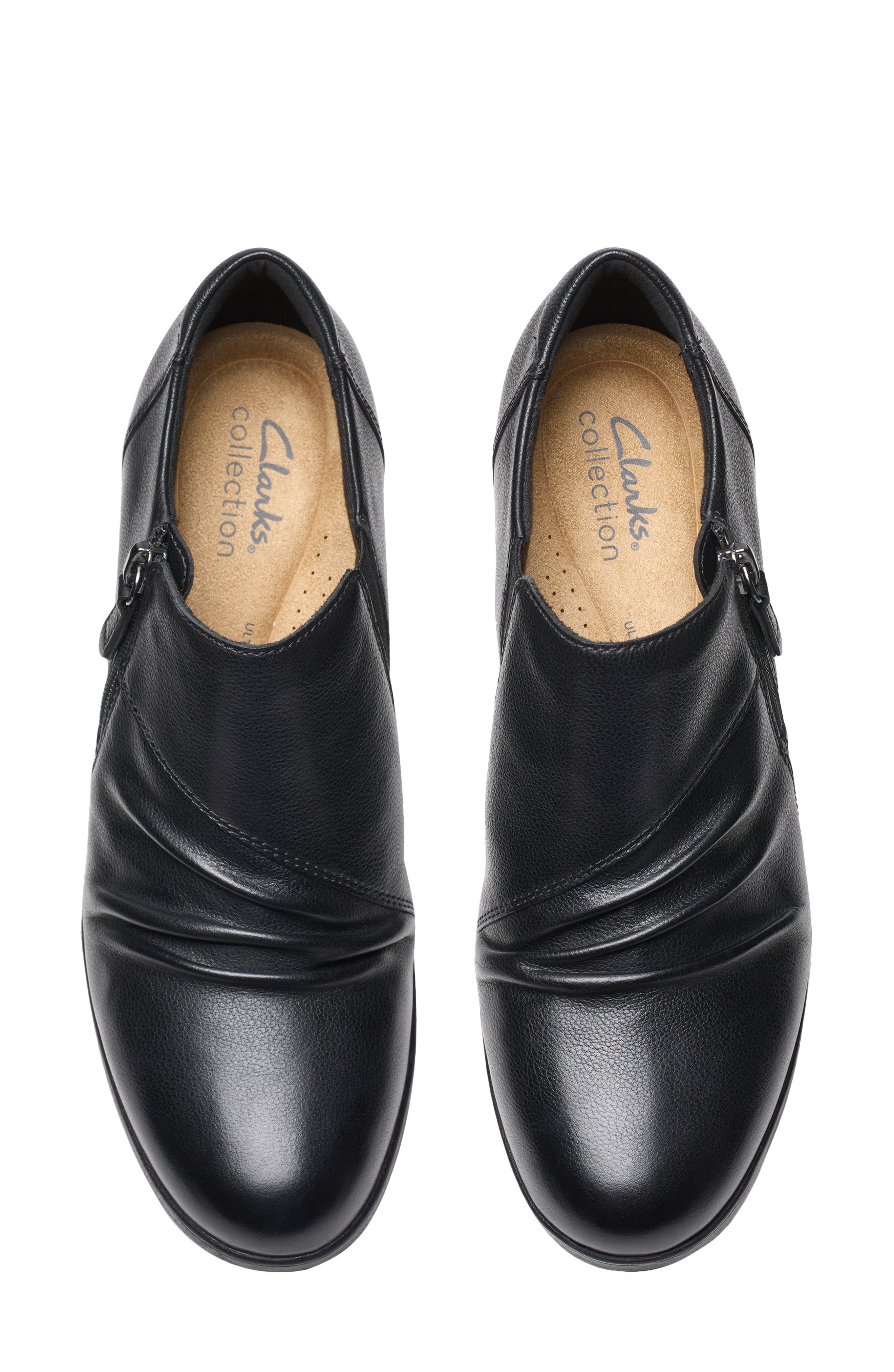 Emily2 Braley Leather Bootie, Alternate, color, BLACK LEATHER