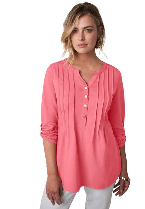 Stretch Pleated Tunic (Plus)