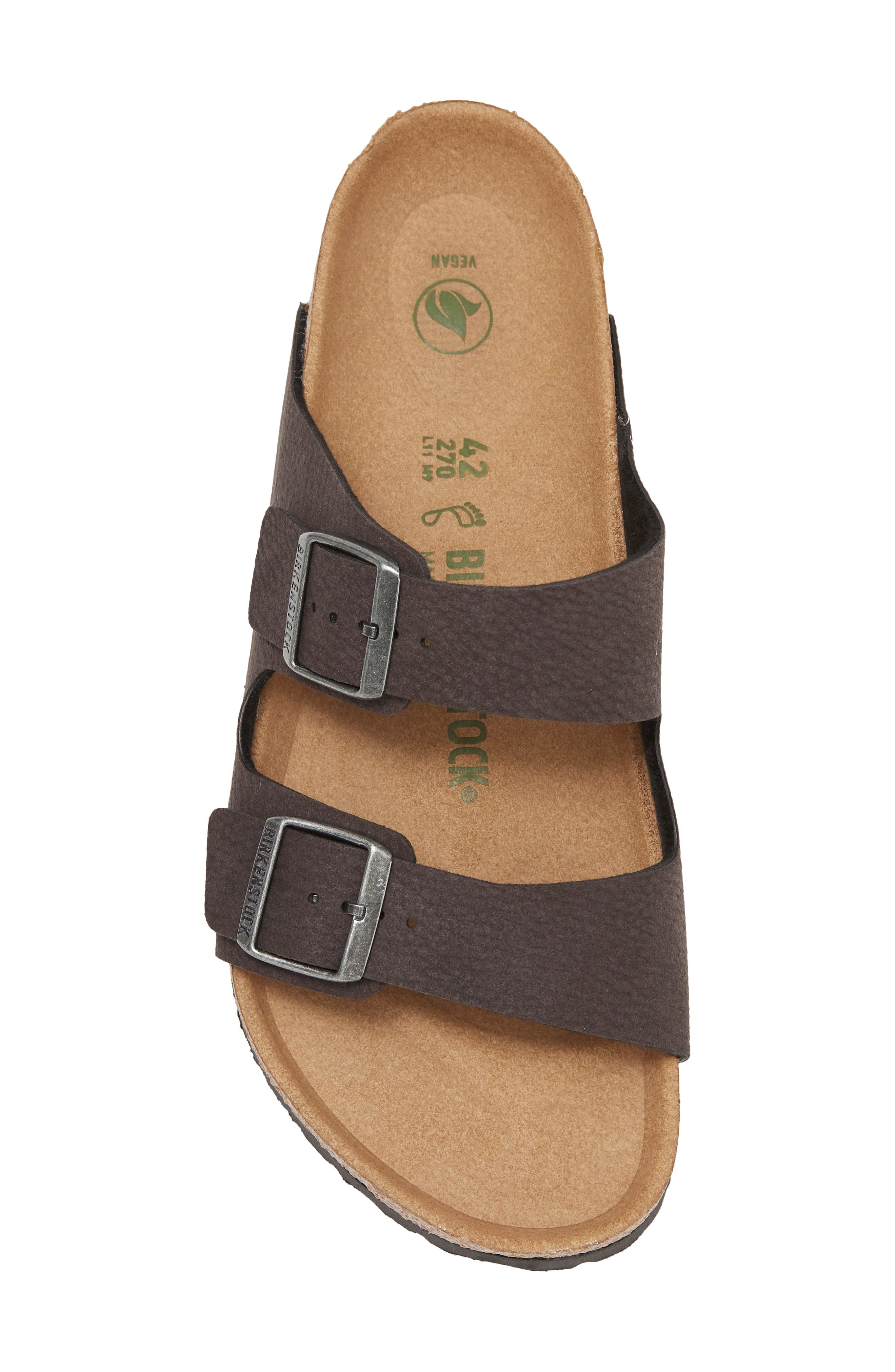Birkenstock Arizona Slide Sandal, Alternate, color, Black