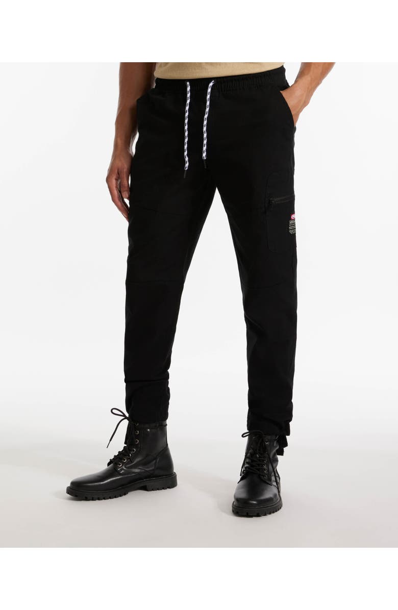 Ecko Unltd. Left Sides Cargo Jogger, Main, color, Black