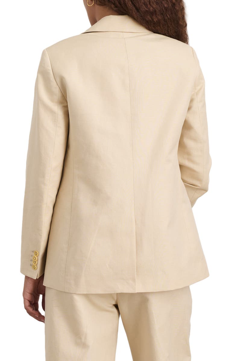 Alex Mill Soho Linen & Cotton Blazer, Alternate, color, Tan