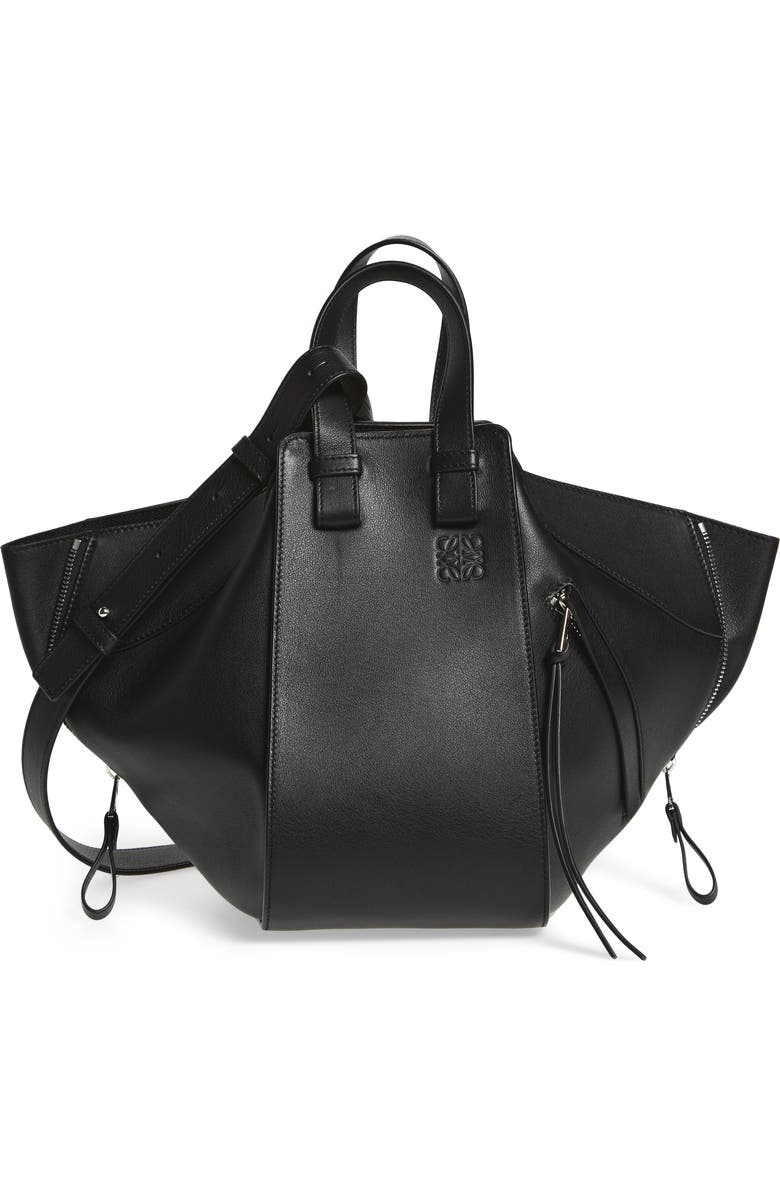 Loewe Small Hammock Leather Hobo Bag, Alternate, color,