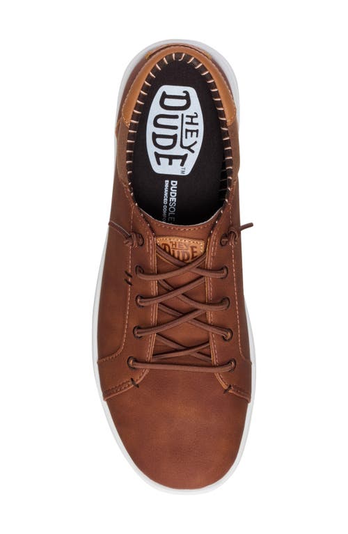 Hey Dude Paul Pro Low Top Slip-on Sneaker In Brown