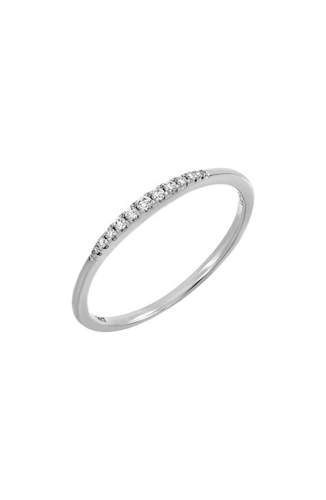 Graduated Diamond Stackable Ring