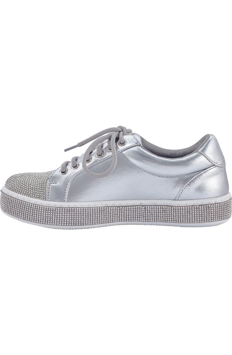 LADY COUTURE Legend Rhinestone Sneaker, Alternate, color, Silver