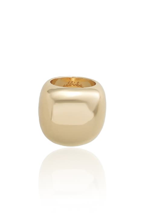 Smooth Orb Cocktail Ring